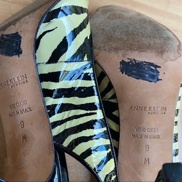 AnnāKleināZebraĀ SlingāBackā4āāHeelsāSzā9āPumps - Picture 8 of 8